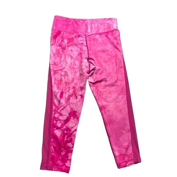 Zyia Fuchsia Hendrix Mesh Light n Tight Hi-rise Capri 20" Leggings Size 8-10 - Picture 3 of 8